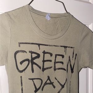 Army green green day tee